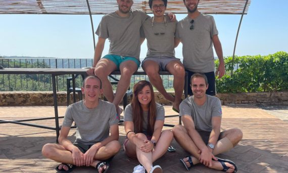 The Cargoful team with Filippo Tamburini top middle and Erica Pezzica in the middle below